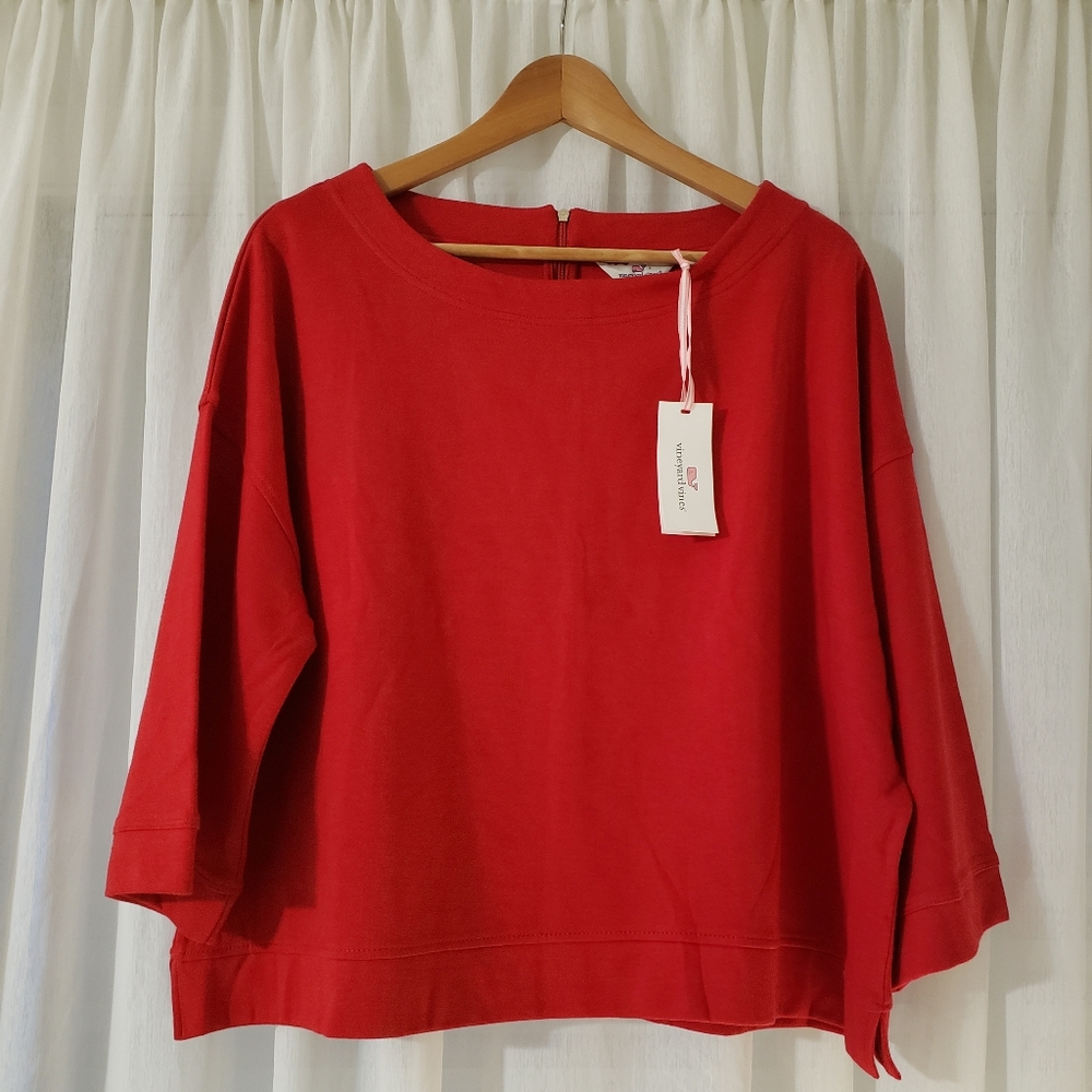 vineyard vines cropped fashion knits